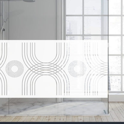 Dekoratīva balta matēta plēve logiem (DECO44) Image 4