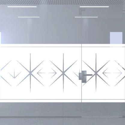 Dekoratīva balta matēta plēve logiem (DECO45) Image 4