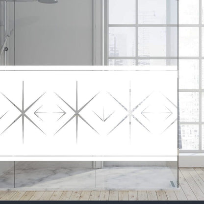 Dekoratīva balta matēta plēve logiem (DECO45) Image 3