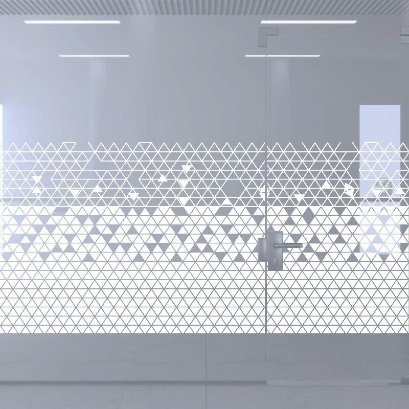 Dekoratīva balta matēta plēve logiem (DECO47) Image