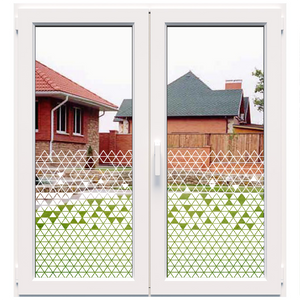 Decorative white frosted window film (DECO47) 