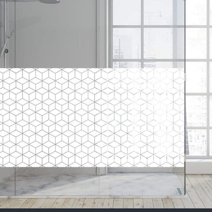 Dekoratīva balta matēta plēve logiem (DECO48) Image 4