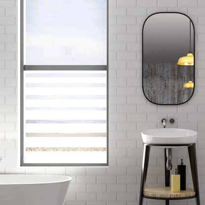 Dekoratīva balta matēta plēve logiem (DECO50) Image 3