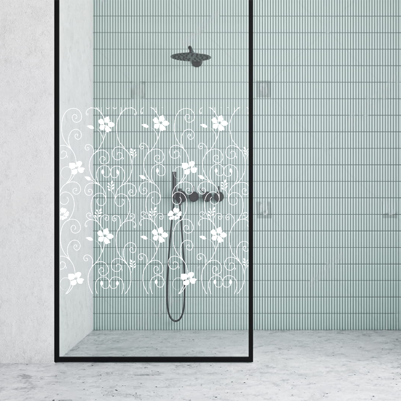 Dekoratīva balta matēta plēve logiem (DECO51) Image 2