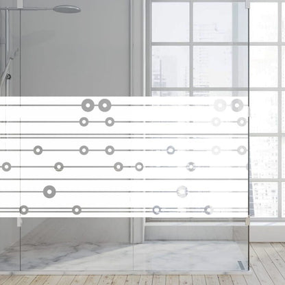 Dekoratīva balta matēta plēve logiem (DECO5) Image 3