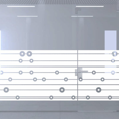 Dekoratīva balta matēta plēve logiem (DECO5) Image 4