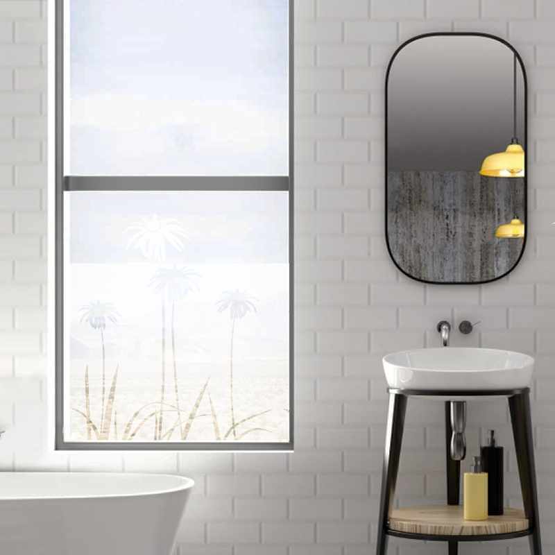 Dekoratīva balta matēta plēve logiem (DECO7) Image 3