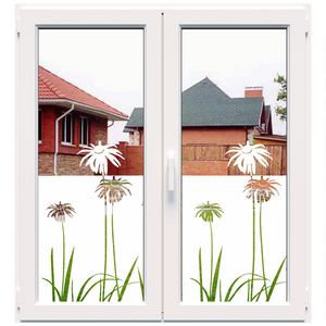Decorative white frosted window film (DECO7) 