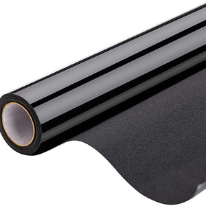 Musta ikkunan tummennus läpinäkymätön kalvo (BlackOut)