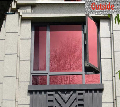 Logu tonēšanas plēve "Spoguļplēve 70%" Sarkana Image