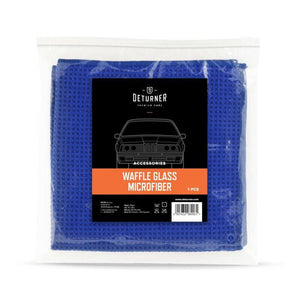 Microfiber towel for car care - DETURNER WAFFLE GLASS TOWEL 40x40cm