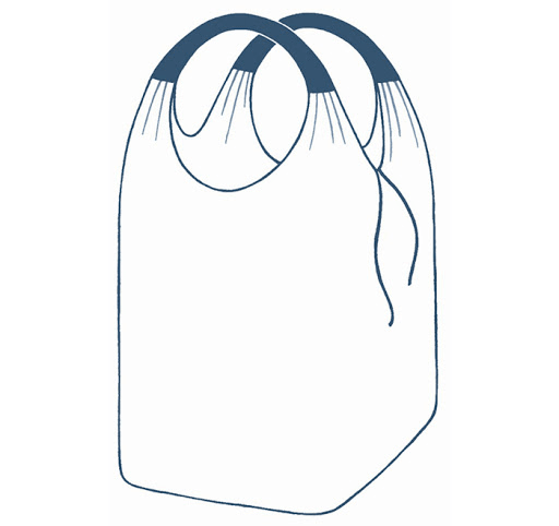 Big Bag ar divām cilpām 75x75x150+55cm - Your Vendor - ALLSTARS