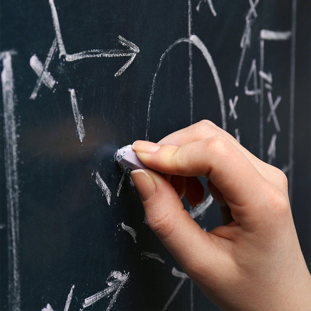 Tāfeļu plēve zīmēšanai ar krītu (Melna) Image