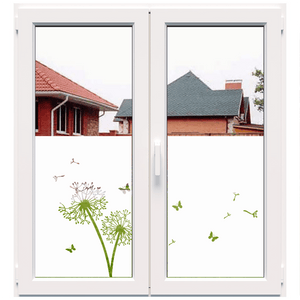 Decorative white frosted window film (DECO39) 