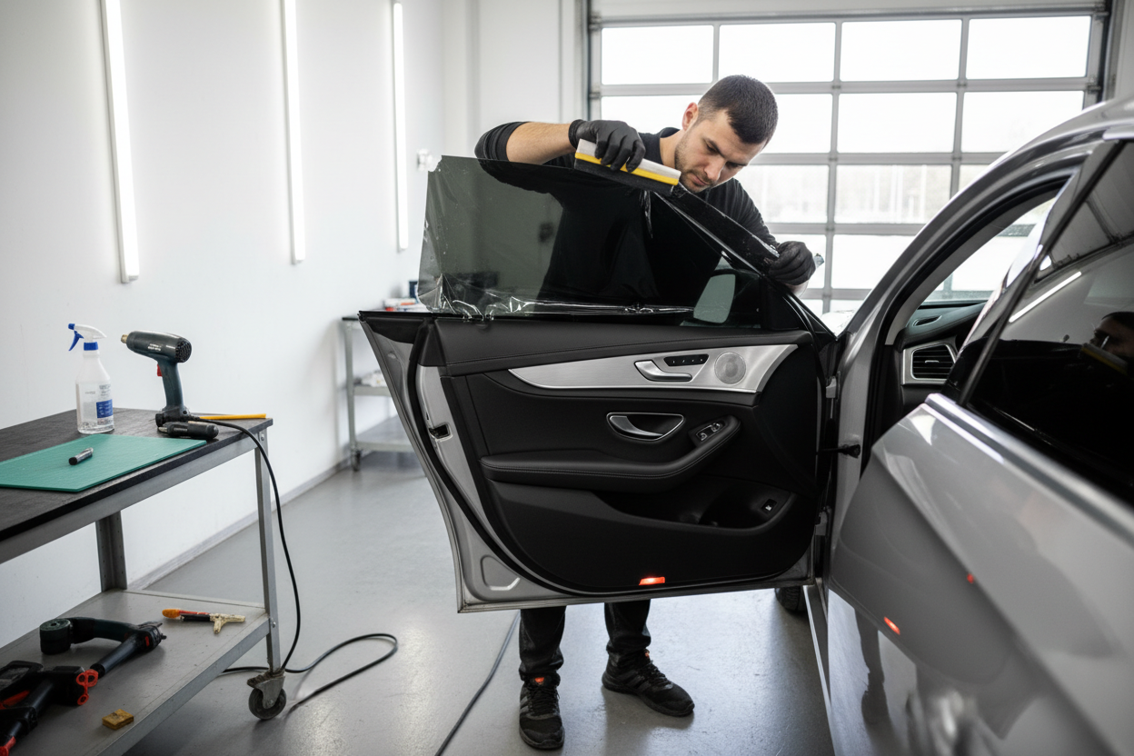 auto stiklu tonēšana Allstars Rīga