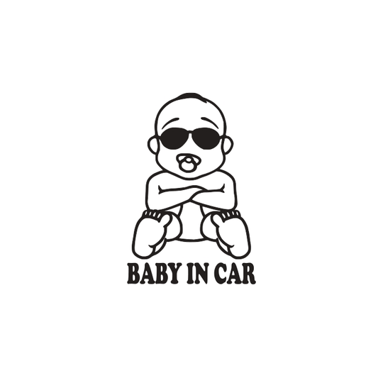 Uzlīme "BABY IN CAR" - Your Vendor - ALLSTARS
